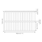 Feather Edge Fence Panel - various sizes