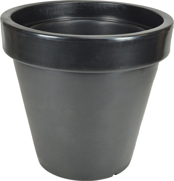 large black plant pot
