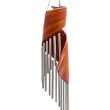 Coconut leaf wind chime