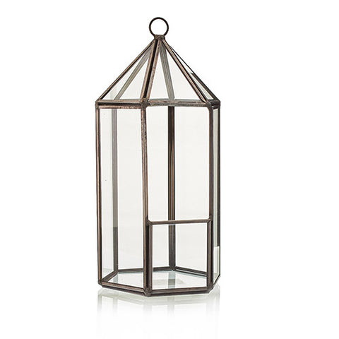 Glass terrarium - lantern