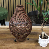 Rattan table lamp (various colours)