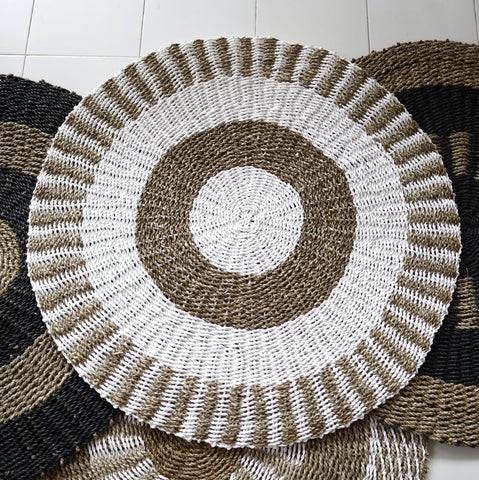 Seagrass Rug - 1 metre diameter (various designs)