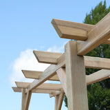 Wooden Garden Arch - Flat Top