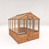 8 x 6 wooden greenhouse