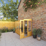 Lean-to wooden greenhouse 8 x 4