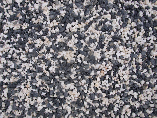 white grey gravel