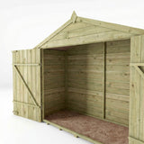 Wooden bike store 3 x 7
