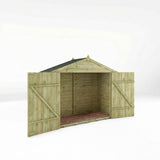 Wooden bike store 3 x 7