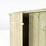 Pent roof wooden bike shed 3 x 6
