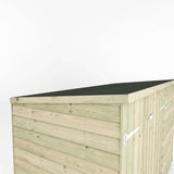 Pent roof wooden bike shed 3 x 6