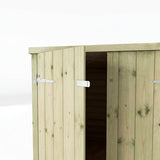 Pent roof wooden bike shed 4 x 6