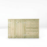 Pent roof wooden bike shed 4 x 6
