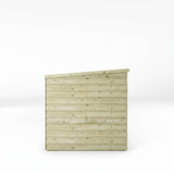 Pent roof wooden bike shed 4 x 6