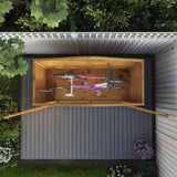 3 x 7 Tongue & Groove Apex Roof Bike Store