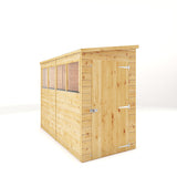 8 x 4 Shiplap Pent Shed - Windows or Windowless