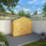 3 x 7 Tongue & Groove Apex Roof Bike Store