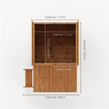 Wooden Playhouse - standard, with tower or with tower and slide
