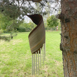 Coconut leaf wind chime