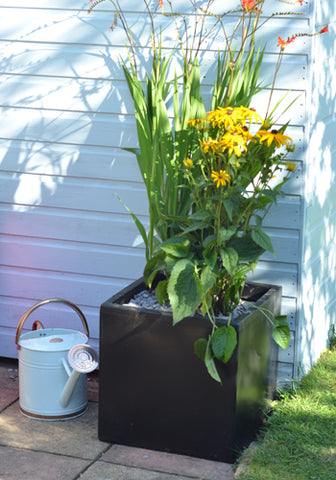 Square Planter - Black or Grey