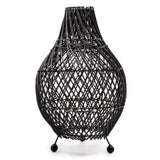 Rattan table lamp (various colours)