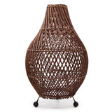 Rattan table lamp (various colours)