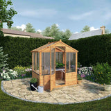 4 x 6 Wooden Greenhouse