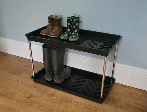Double boot tray