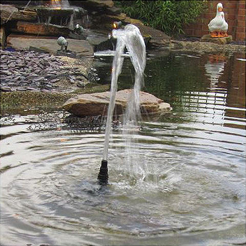 pond fountain