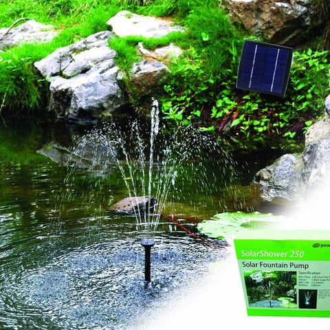 Solar pump for DIY water feature