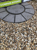Compass Rotunda Paving Circle - Sandstone or Slate colour